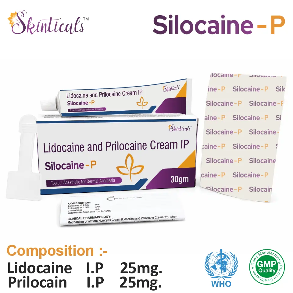 Prilocaine 2.5% + Lidocaine 2.5% Cream PCD Pharma Franchise